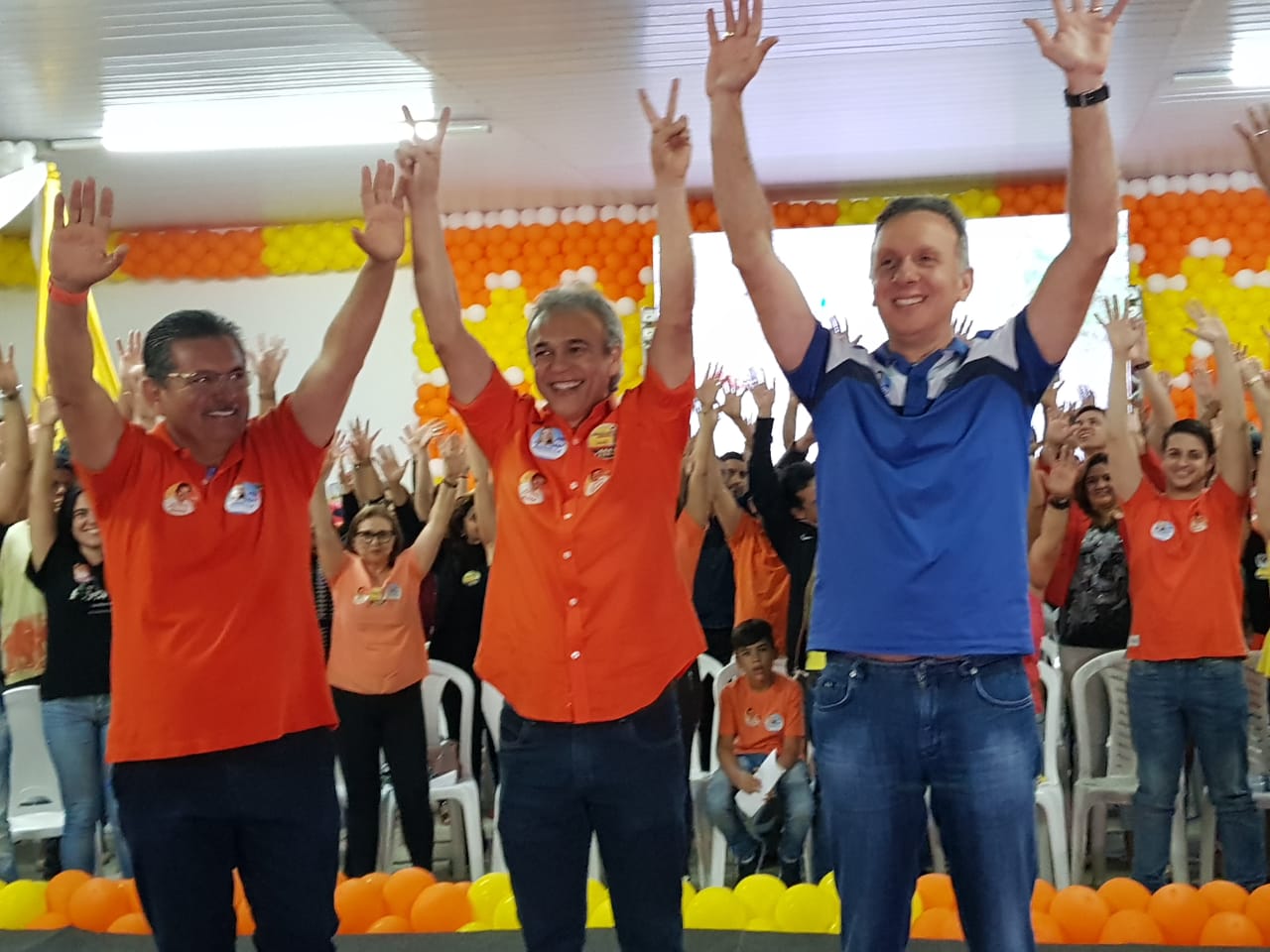 WhatsApp Image 2018 09 07 at 02.35.48 - 'Aguinaldo é meu grande líder político', diz prefeito Nobinho ao apresentar candidatos à população de Esperança