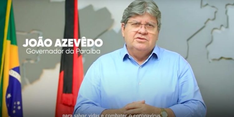 Em vídeo, João Azevêdo pede para população intensificar cuidados contra o coronavírus e assegura plano de vacinação para todo o Estado