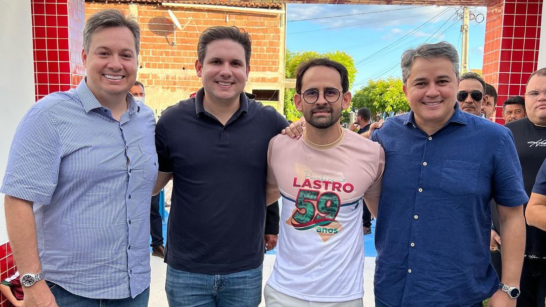 No Sertão ao lado de Efraim Filho e Hugo Motta, Júnior Araújo comemora investimentos liberados para a cidade do Lastro através do seu mandato: “Maratona de inaugurações”